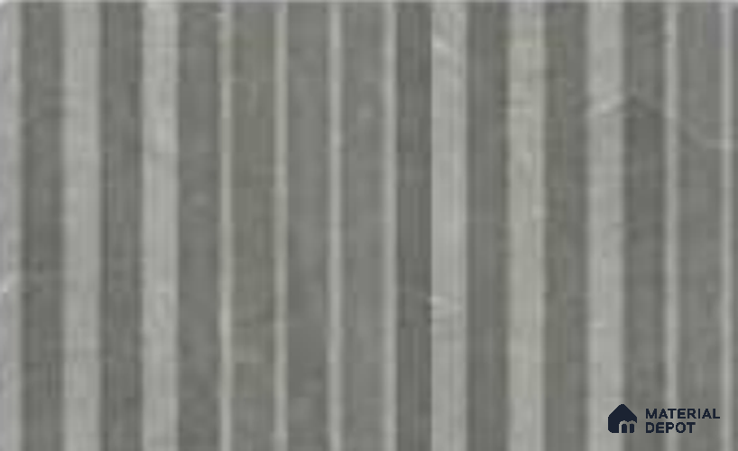 Armani Grey 10 ft x 0.89 ft (3060x270 mm) Unic Design Interior & Exterior Wall & Ceiling Panel - 15 mm | Suitable for Balcony, Facade & Open Area | Width is Subjected to 5% Variation