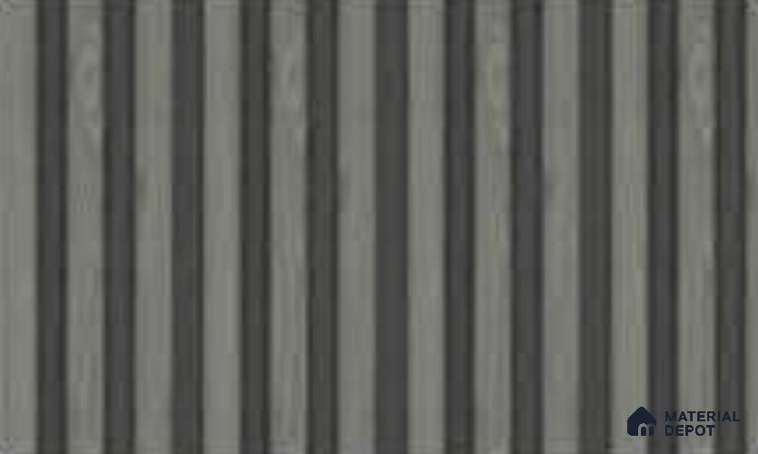 Ash Wood Grey 10 ft x 0.5 ft (3060x150 mm) Linea Design Interior & Exterior Wall & Ceiling Panel - 15 mm | Suitable for Balcony, Facade & Open Area | Width is Subjected to 5% Variation