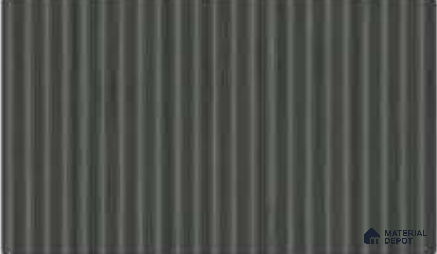 Ash Wood Grey 10 ft x 0.45 ft (3060x140 mm) Pyramid Design Interior & Exterior Wall & Ceiling Panel - 14 mm | Suitable for Balcony, Facade & Open Area | Width is Subjected to 5% Variation