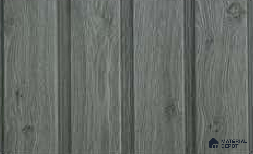 Ashwood Grey 10 ft x 1 ft (3060x340 mm) Duo Design Interior & Exterior Wall & Ceiling Panel - 12 mm | Suitable for Balcony, Facade & Open Area | Width is Subjected to 5% Variation
