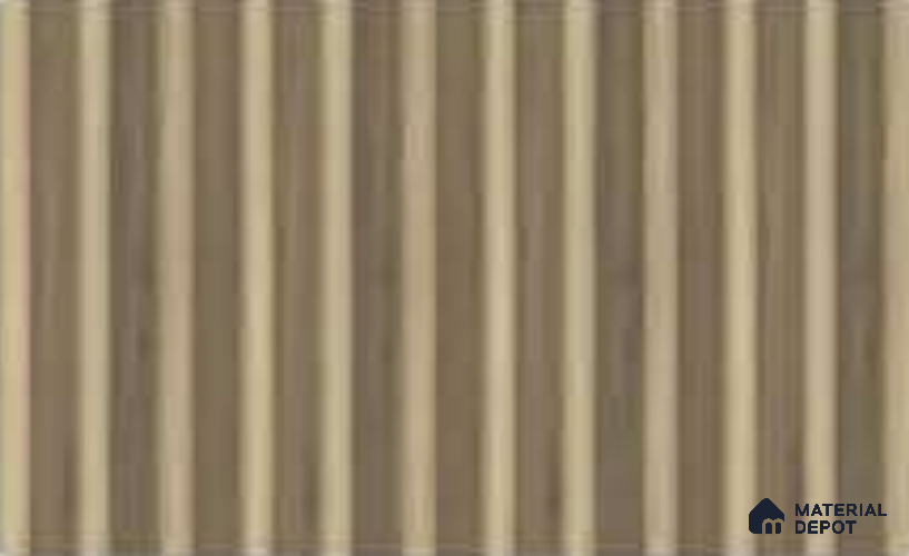 Beech Wood 10 ft x 0.6 ft (3060x180 mm) Arch Design Interior & Exterior Wall & Ceiling Panel - 17 mm | Suitable for Balcony, Facade & Open Area | Width is Subjected to 5% Variation