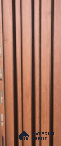 Copper 10 ft x 0.5 ft (3060x150 mm) Linea Design Interior & Exterior Wall & Ceiling Panel - 15 mm | Suitable for Balcony, Facade & Open Area | Width is Subjected to 5% Variation