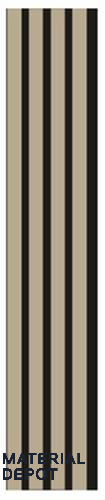 Beige Oak 9.5 ft x 7 inch (2900x177 mm) Beige Oak Design Interior & Exterior Wall & Ceiling Panel - 6 mm