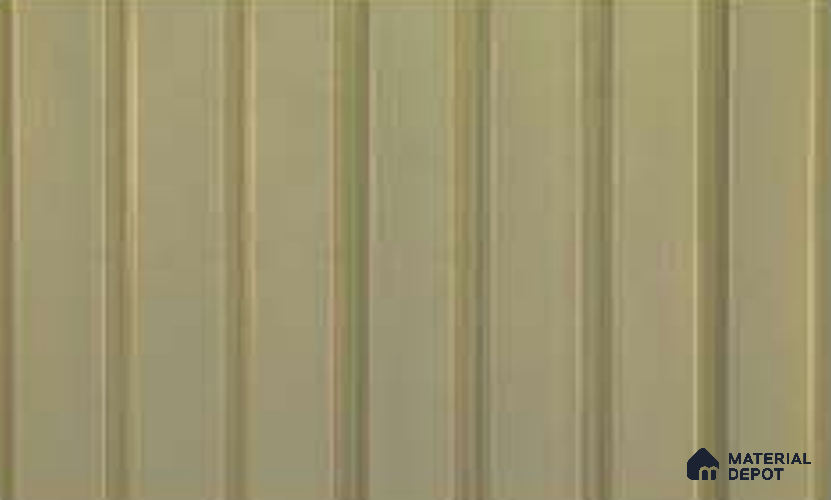 Gold 10 ft x 1 ft (3060x300 mm) Louvers2 Design Interior & Exterior Wall & Ceiling Panel - 14 mm