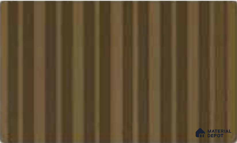 Gold Maple 10 ft x 0.89 ft (3060x270 mm) Stripes Design Interior & Exterior Wall & Ceiling Panel - 20 mm | Suitable for Balcony, Facade & Open Area | Width is Subjected to 5% Variation