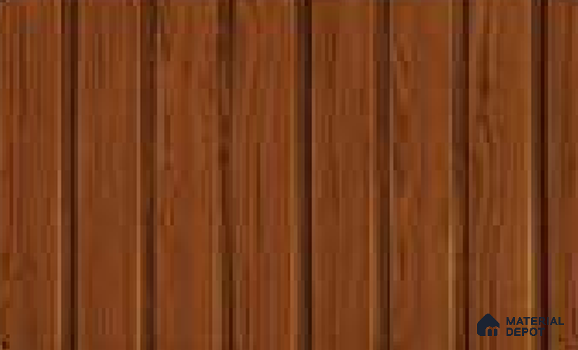 Golden Oak 13 ft x 1 ft (4000x340 mm) Soffit Design Interior & Exterior Wall & Ceiling Panel - 12 mm | Suitable for Balcony, Facade & Open Area | Width is Subjected to 5% Variation