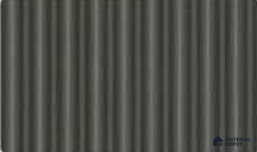 Linen Grey 10 ft x 0.85 ft (3060x260 mm) Prism Design Interior & Exterior Wall & Ceiling Panel - 21 mm | Suitable for Balcony, Facade & Open Area | Width is Subjected to 5% Variation