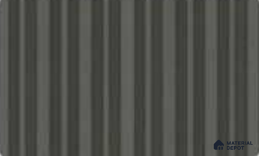 Linen Grey 10 ft x 0.89 ft (3060x270 mm) Stripes Design Interior & Exterior Wall & Ceiling Panel - 20 mm | Suitable for Balcony, Facade & Open Area | Width is Subjected to 5% Variation