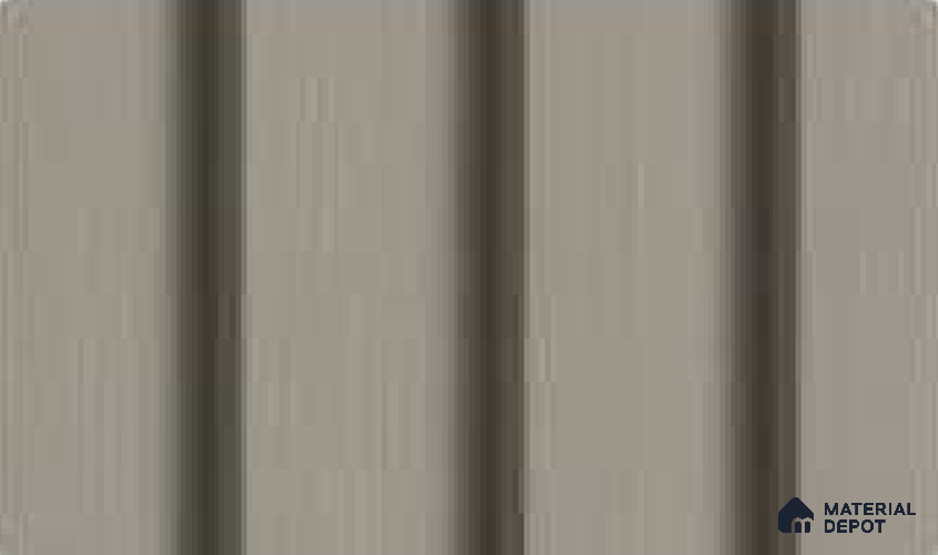 Linen Ivory 10 ft x 0.89 ft (3060x270 mm) Wave Design Interior & Exterior Wall & Ceiling Panel - 16 mm | Suitable for Balcony, Facade & Open Area | Width is Subjected to 5% Variation