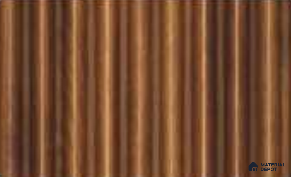 Oak Wood Ocre 10 ft x 0.85 ft (3060x260 mm) Prism Design Interior & Exterior Wall & Ceiling Panel - 21 mm | Suitable for Balcony, Facade & Open Area | Width is Subjected to 5% Variation