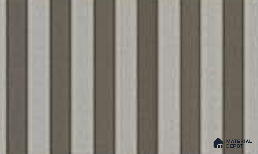 Pearl 10 ft x 8.2 inch Vertica Design Interior & Exterior Wall & Ceiling Panel - 20 mm | Suitable for Balcony, Facade & Open Area | Width is Subjected to 5% Variation