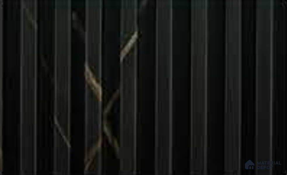 Portoro 10 ft x 8.2 inch Vertica Design Interior & Exterior Wall & Ceiling Panel - 20 mm | Suitable for Balcony, Facade & Open Area | Width is Subjected to 5% Variation