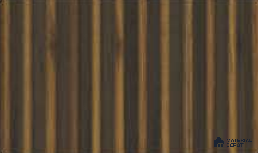 Royal Nut 10 ft x 0.6 ft (3060x180 mm) Arch Design Interior & Exterior Wall & Ceiling Panel - 17 mm | Suitable for Balcony, Facade & Open Area | Width is Subjected to 5% Variation