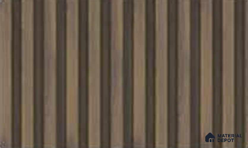 Royal Nut 10 ft x 0.5 ft (3060x150 mm) Linea Design Interior & Exterior Wall & Ceiling Panel - 15 mm | Suitable for Balcony, Facade & Open Area | Width is Subjected to 5% Variation
