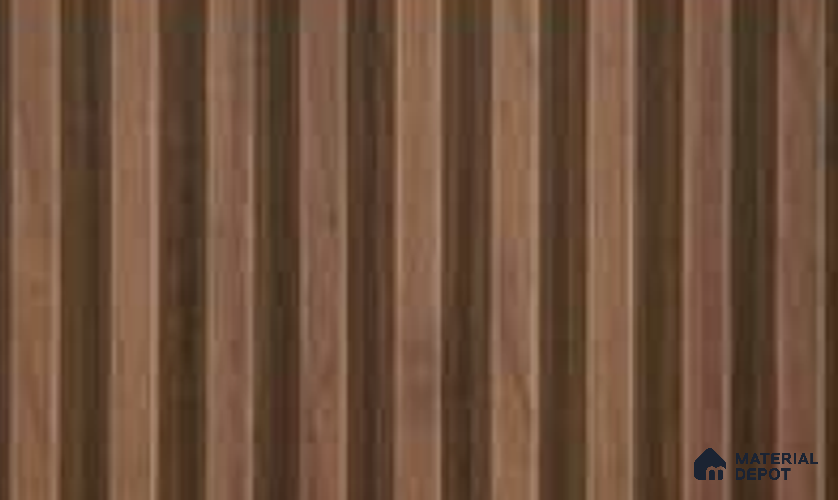 Royal Nut 10 ft x 8.2 inch Vertica Design Interior & Exterior Wall & Ceiling Panel - 20 mm | Suitable for Balcony, Facade & Open Area | Width is Subjected to 5% Variation