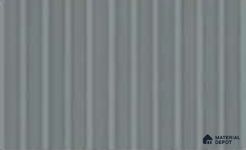 Silver 10 ft x 0.6 ft (3060x180 mm) Arch Design Interior & Exterior Wall & Ceiling Panel - 17 mm | Suitable for Balcony, Facade & Open Area | Width is Subjected to 5% Variation