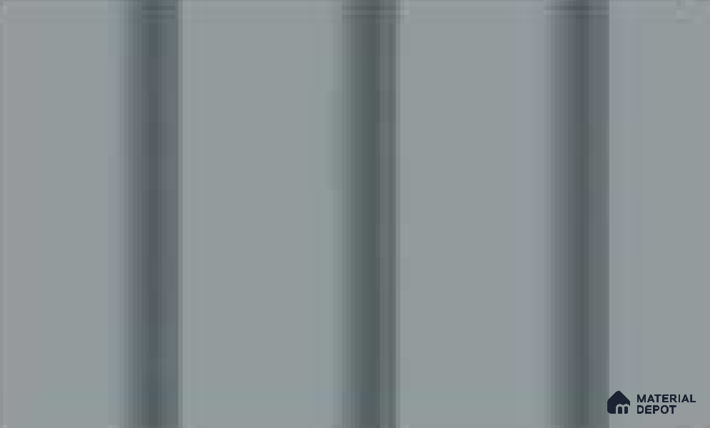 Sky Blue 10 ft x 0.89 ft (3060x270 mm) Wave Pastel Design Interior & Exterior Wall & Ceiling Panel - 16 mm | Suitable for Balcony, Facade & Open Area | Width is Subjected to 5% Variation