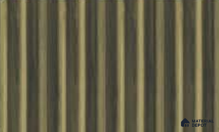 Spiced Walnut 10 ft x 0.6 ft (3060x180 mm) Arch Design Interior & Exterior Wall & Ceiling Panel - 17 mm | Suitable for Balcony, Facade & Open Area | Width is Subjected to 5% Variation