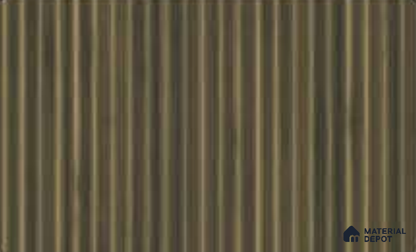 Spiced Walnut 10 ft x 0.45 ft (3060x140 mm) Pyramid Design Interior & Exterior Wall & Ceiling Panel - 14 mm | Suitable for Balcony, Facade & Open Area | Width is Subjected to 5% Variation