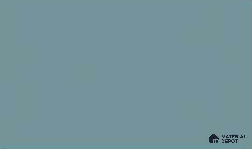 Steel Blue 10 ft x 0.5 ft (3060x150 mm) Pastel Linea Design Interior & Exterior Wall & Ceiling Panel - 15 mm | Suitable for Balcony, Facade & Open Area | Width is Subjected to 5% Variation