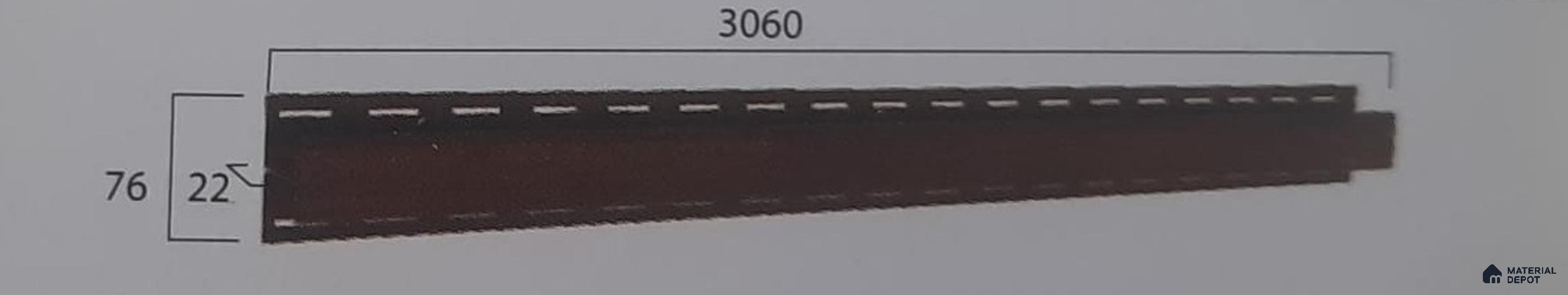 T Trim Large ( 3060x76 mm ) 10 ft x 3 inch