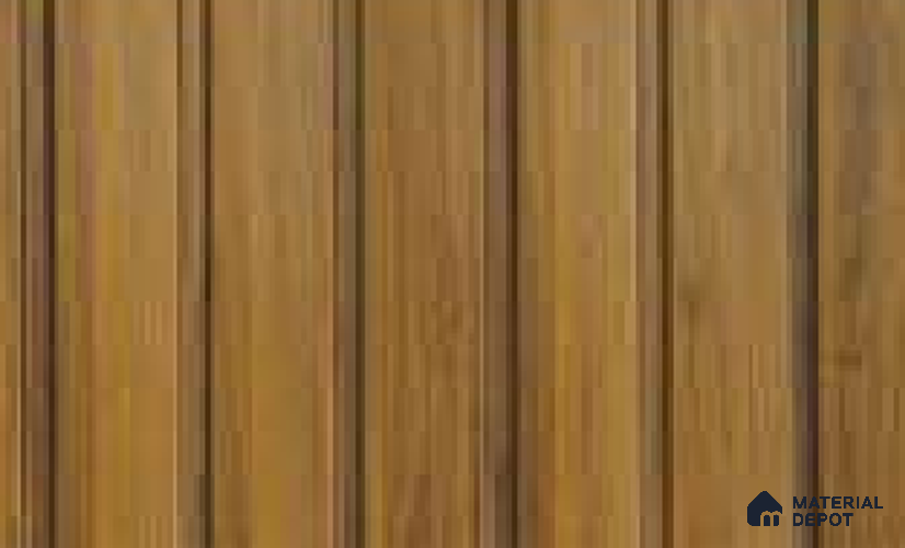 Walnut 10 ft x 1 ft (3060x340 mm) Soffit Design Interior & Exterior Wall & Ceiling Panel - 12 mm | Suitable for Balcony, Facade & Open Area | Width is Subjected to 5% Variation