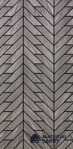 Grey Patterned Look PVC Decorative Wall Panel PN 03739 4 ft x 2 ft - 4 mm | Suitable for Feature Wall, TV Unit & Living Room | Width is Subjected to 5% Variation