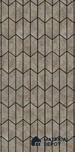 Grey Patterned Look PVC Decorative Wall Panel PN 03740 4 ft x 2 ft - 4 mm | Suitable for Feature Wall, TV Unit & Living Room | Width is Subjected to 5% Variation