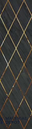 Grey Luxury Look PVC Decorative Wall Panel PN 03758 8 ft x 2 ft - 8 mm | Suitable for Feature Wall, TV Unit & Living Room | Width is Subjected to 5% Variation