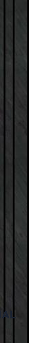 Black Stone Louver PN 03752 8 ft x 7.9 inch PVC Panel - 14 mm | Suitable for Feature Wall, TV Unit & Living Room | Width is Subjected to 5% Variation