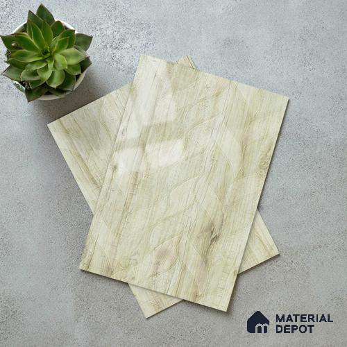 Beige Marble Look LM 02925 Cuneo Oak Light 8 ft x 4 ft Leaf Art Finish Decorative Laminate - 1 mm | Suitable for TV Unit, Wardrobe, Kitchen Cabinets