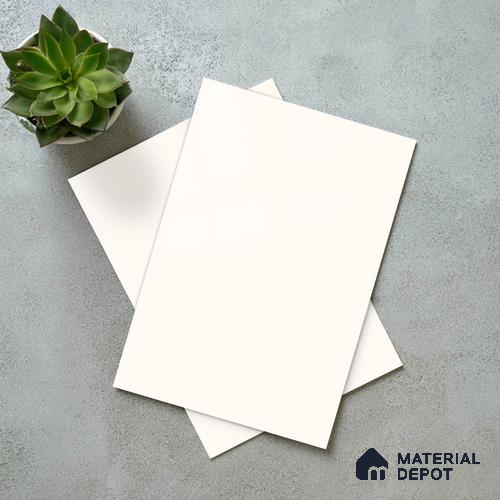 Textured Solid Look LM 02943 Metallic Ivory 8 ft x 4 ft Textura Finish Decorative Laminate - 1 mm | Suitable for TV Unit, Wardrobe, Kitchen Cabinets