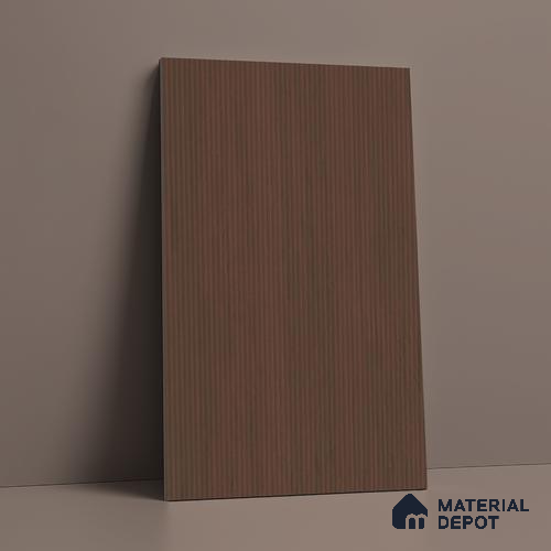 Wooden Fluted Look LM 01258 Redian 8 ft x 4 ft Bamboo Channel Finish Decorative Laminate - 1 mm | Suitable for TV Unit, Wardrobe, Kitchen Cabinets