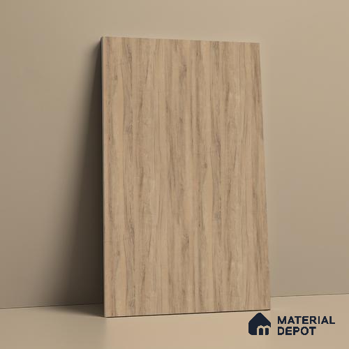 Wooden Look LM 03007 Village Oak 8 ft x 4 ft Suede Finish Decorative Laminate - 1 mm | Suitable for TV Unit, Wardrobe, Kitchen Cabinets