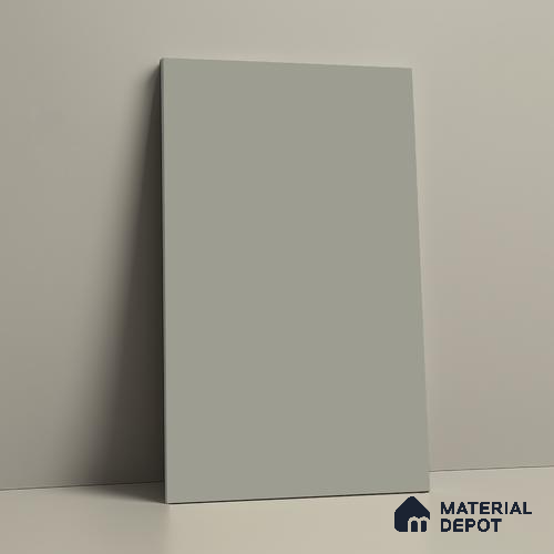 Grey Solid Colors Look LM 03022 Light Grey 8 ft x 4 ft Zero Soft Matt Finish Decorative Laminate - 1 mm | Suitable for Living Room, Kitchen, Office