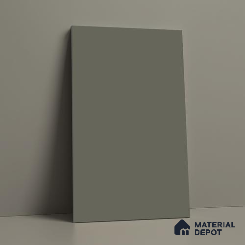 Trout Grey Solid Colors Look LM 03023 Trout 8 ft x 4 ft Zero Soft Matt Finish Decorative Laminate - 1 mm | Suitable for Living Room, Kitchen, Office