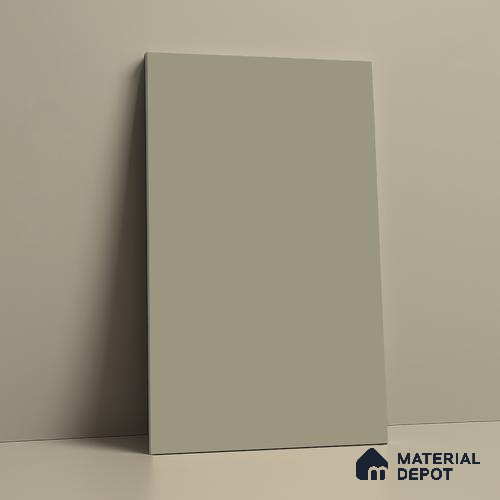 Warm Grey Solid Colors Look LM 03025 Linen Hex 8 ft x 4 ft Zero Soft Matt Finish Decorative Laminate - 1 mm | Suitable for Living Room, Kitchen, Office