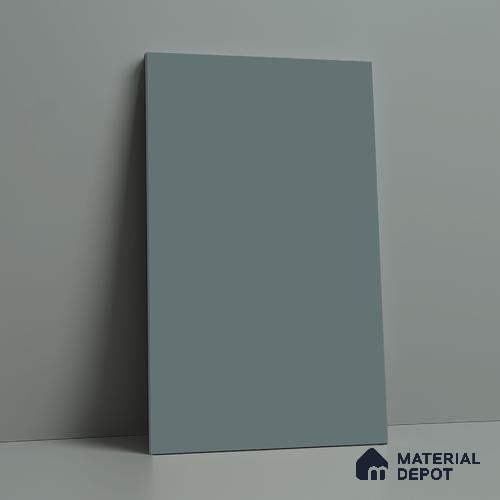 Slate Blue Solid Colors Look LM 03028 Skyesh 8 ft x 4 ft Zero Soft Matt Finish Decorative Laminate - 1 mm | Suitable for Living Room, Kitchen, Office