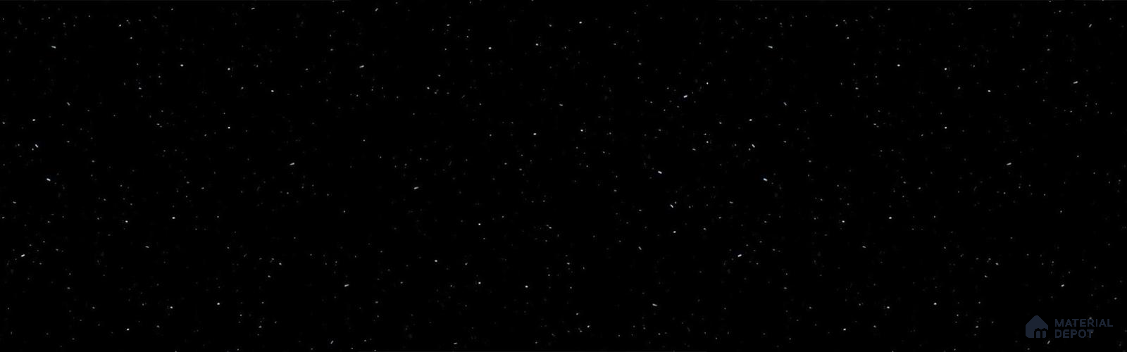P004 Perna Black 12.07 ft x 2.49 ft Bendable Acrylic Solid Surface Corian - 12 mm