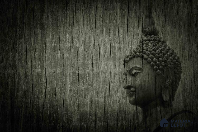 BUD - 15 | Bhuddha Series Abstract Look 50 inches Premium Paper (Customized Size Wallpaper)