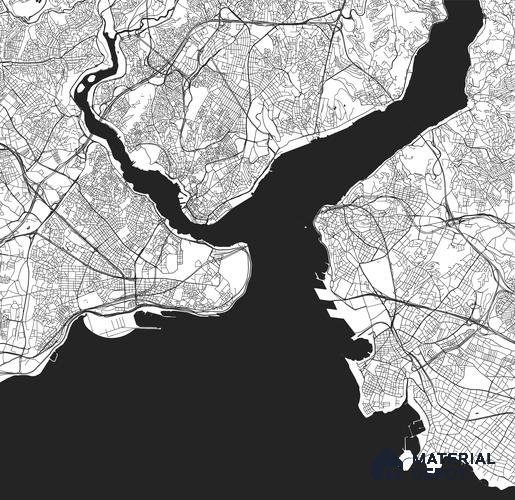MAO - 24 A | Map Series Map Look 50 inches Premium Paper (Customized Size Wallpaper)