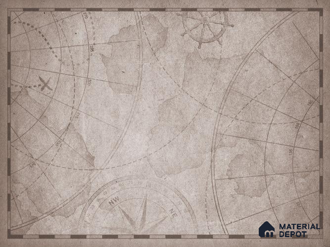 MAP - 02 B | Map Series Map Look 40 inches Sandblast Paper (Customized Size Wallpaper)