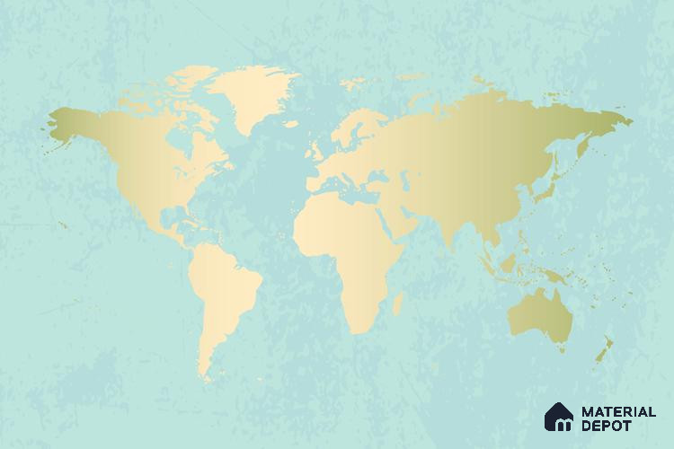 MAP - 05 | Map Series Map Look 52 inches Economy Paper (Customized Size Wallpaper)