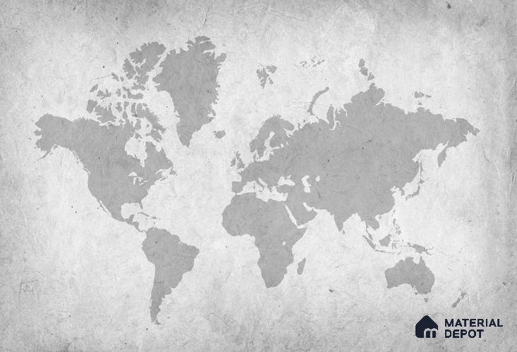 MAP - 07 A | Map Series Map Look 52 inches Economy Paper (Customized Size Wallpaper)