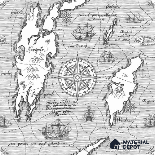 MAP - 13 A | Map Series Map Look 50 inches Premium Paper (Customized Size Wallpaper)