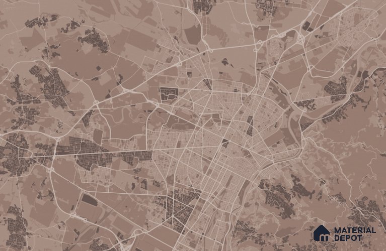 MAP - 15 A | Map Series Map Look 40 inches Sandblast Paper (Customized Size Wallpaper)
