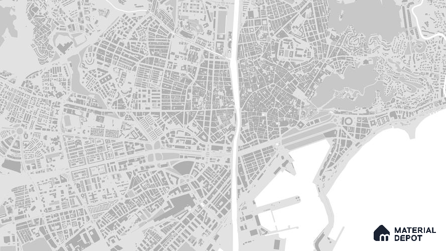 MAP - 16 A | Map Series Map Look 52 inches Economy Paper (Customized Size Wallpaper)