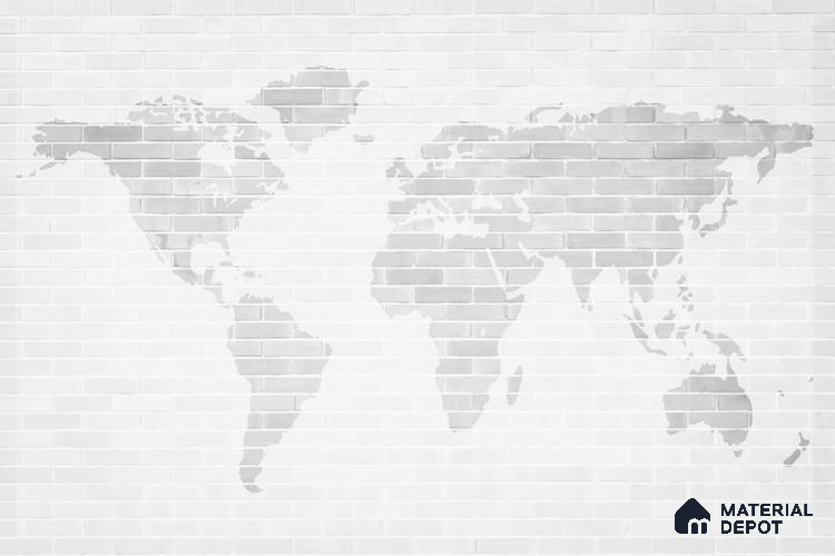 MAP - 17 A | Map Series Map Look 40 inches Sandblast Paper (Customized Size Wallpaper)