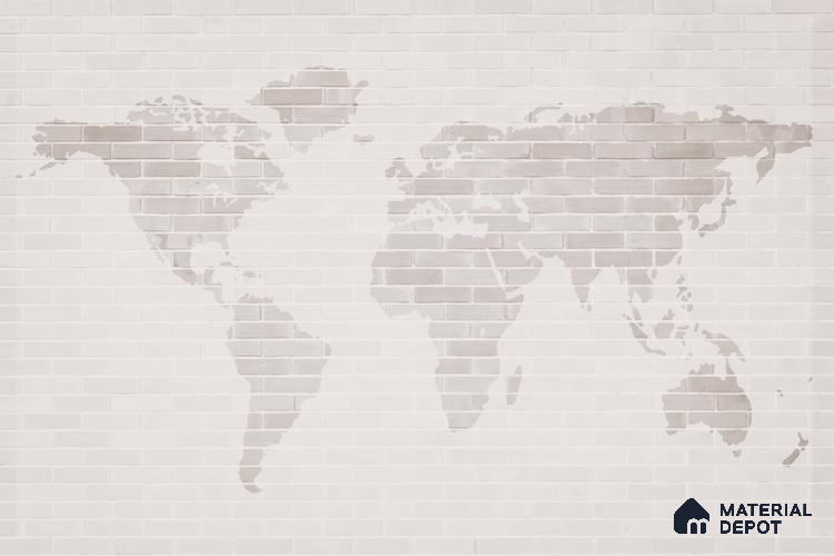 MAP - 17 B | Map Series Map Look 50 inches Premium Paper (Customized Size Wallpaper)