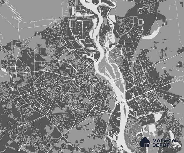 MAP - 19 A | Map Series Map Look 40 inches Canvas Paper (Customized Size Wallpaper)